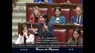 ELLY SCHLEIN ATTACCA IL GOVERNO SUL DECRETO SICUREZZA: "MINATO IL RAPPORTO TRA LEGALI E ASSISTITI"