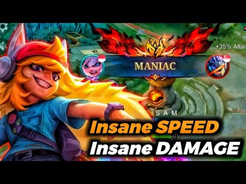 MANIAC POPOL 🔥!! BUILD DAMAGE  | Mobile legends