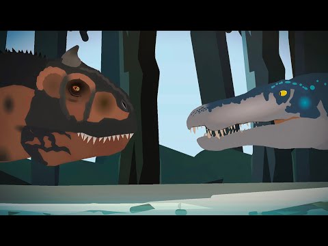 Baryonyx VS Carnotaurus (Dinosaur Sticknodes)