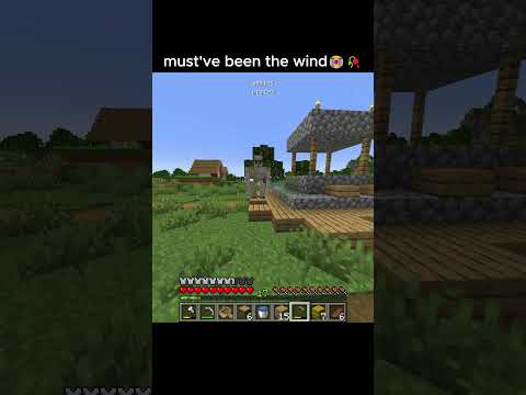 must've been the wind