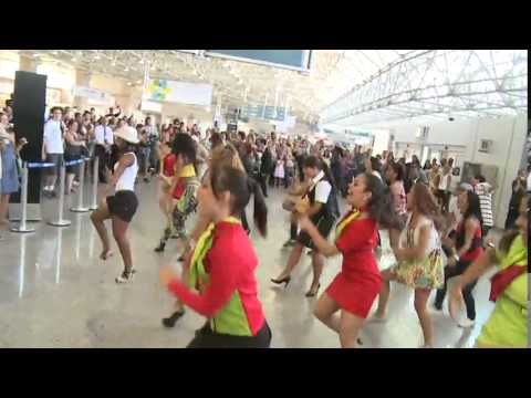 Flash Mob TAP Aeroporto Galeão RJ
