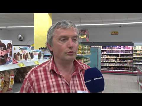 Stippvisite von Peter Stein im CAP-Markt Reutershagen in Rostock