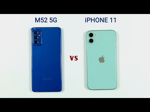 Samsung M52 5G vs iPhone 11 Speed Test & Camera Comparison
