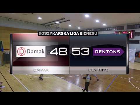 Damak vs Dentons - XIX kolejka - I Liga Warszawa - Koszykarska Liga Biznesu