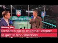 Richard Krajicek in tennistalkshow: 'Even down geweest, maar blij dat we doorgaan met ABN AMRO WTT'