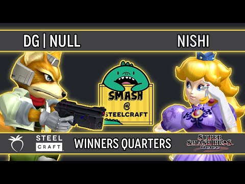 SteelCraft GG - DG | null (Fox) VS Nishi (Peach) - SSBM - Winners Quarters