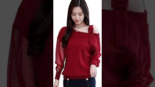 girls fenchy tops collection//#shorts #youtubeshorts #trending