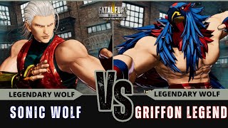 FF:CotW 🐺 SONIC WOLF (Andy Bogard) vs GRIFFON LEGEND (Tizoc)⭐Replay Match - FATAL FURY: CotW - 12/25