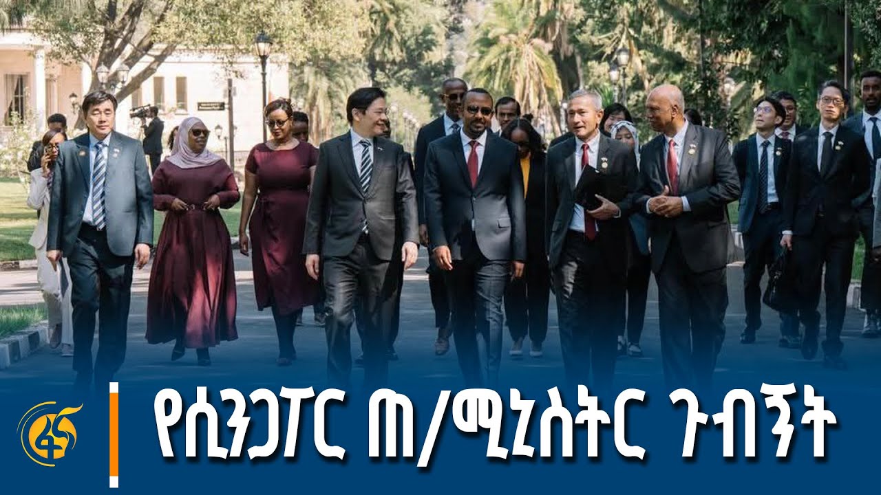 የሲንጋፖር ጠቅላይ ሚኒስትር ላውረንስ ዎንግ በብሔራዊ ቤተመንግሥት ያደረጉት ጉብኝት