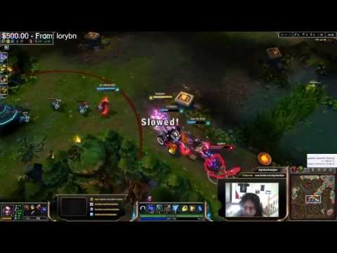 imaqtpie plays Vayne with Blitz vs Caitlyn Lulu bot lane