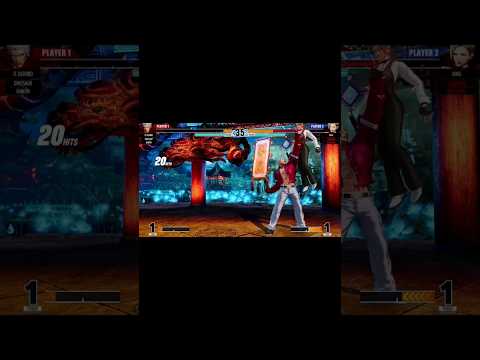 O.Yashiro vs King - The King Of Fighters XV #kofxv #kingoffighters #shorts #fightcade #viral #video