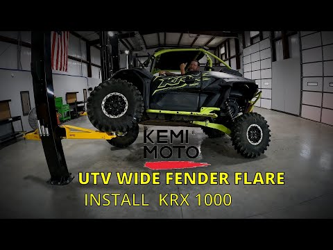 KEMIMOTO fender flares Install | KRX 1000