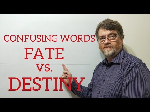 Tutor Nick P Lesson (64) The Difference Between Fate and Destiny