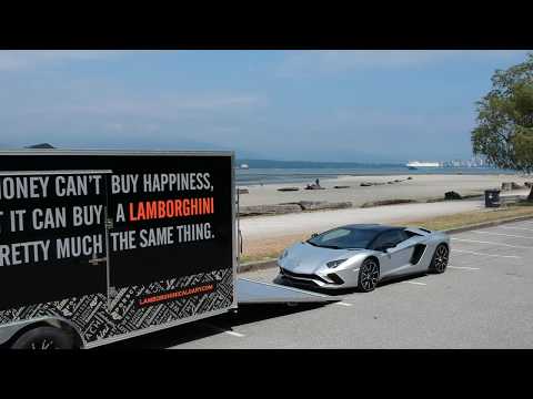 New Transport Trailer at Lamborghini Calgary