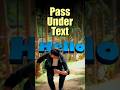 Walk UNDER Text In Your Videos Viral Pass Under Text Effect Hindi Tutorial