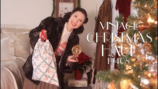 Vintage What I got for Christmas 2024: 1940s Style | Carolina Pinglo