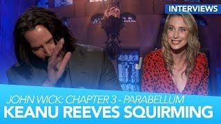 Keanu SQUIRMS When Complimented video