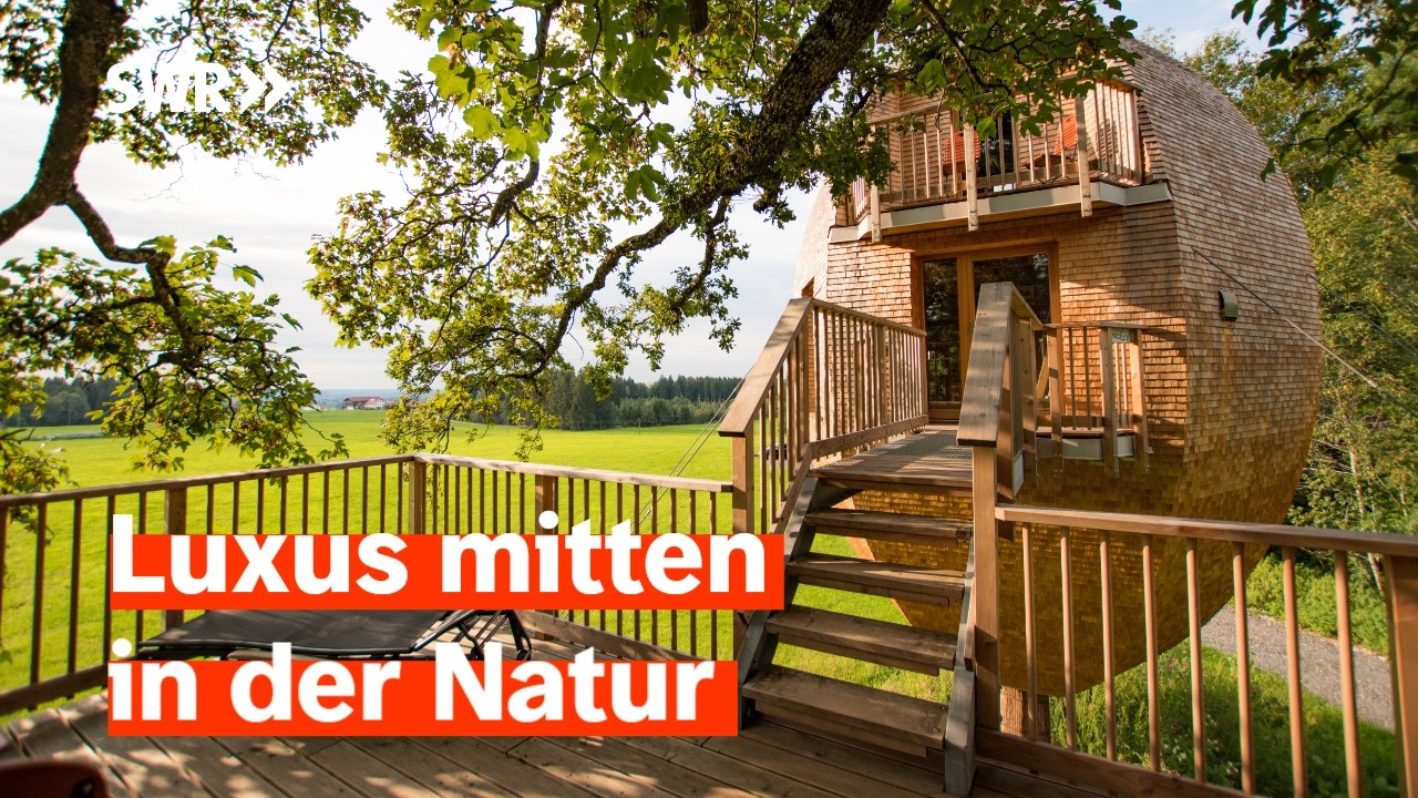 Camping mit Komfort: Glamping in Baumhaus-Chalets | SWR Treffpunkt