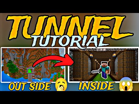 Insane Minecraft Tunnel Build in 1 Minute?! 😱