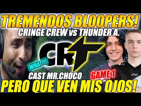 🔴THUNDER vs CRINGE CREW 🔵[GAME1/bo2] - TREMENDOS BLOOPERS! TURBAZO DE 19 MIN !! !- BTS S13 | DOTA 2