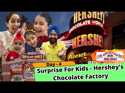 Surprise For Kids - Hershey’s Chocolate Factory - America Holidays | RS 1313 VLOGS