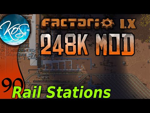Factorio 248k Mod 90 - BRINGING RESOURCES FROM ALL AROUND! - Tips & Tricks