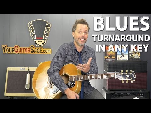 Easy Way to Play Blues Turnaround in ANY Key