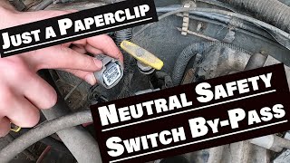 HOW TO: 97-01 Jeep Cherokee Neutral Safety Switch Bypass