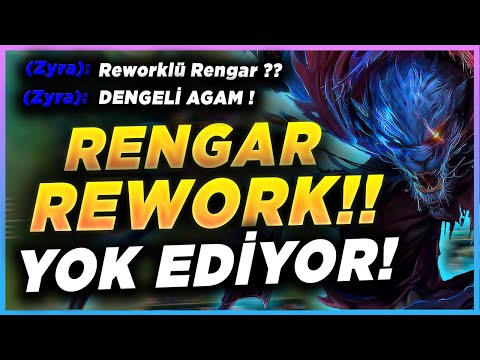 RENGAR REWORK İLE 1 V 9 ATIYOR !! KARA HASAT RENGAR HER Q 1 KİLL | TAŞINMAZ OYUNU TAŞIDIM !