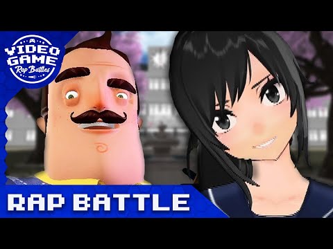 Hello Neighbor vs. Yandere Simulator - Video Game Rap Battles