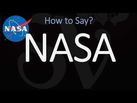 Part of a video titled How to Pronounce NASA? | Nation Space Agency Pronunciation