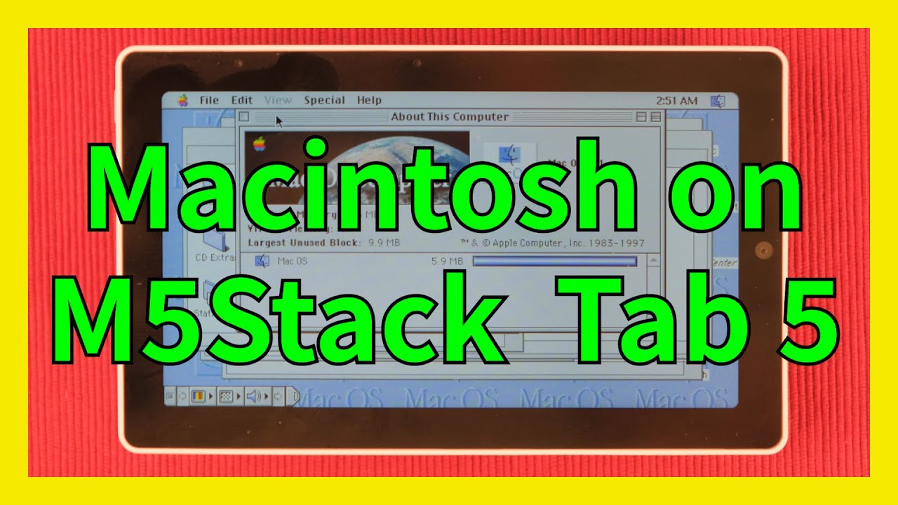 Macintosh on M5Stack Tab 5