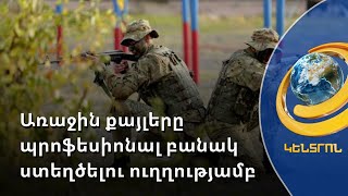 Առաջին քայլերը պրոֆեսիոնալ բանակ ստեղծելու ուղղությամբ. ՊՆ-ն նոր նախագիծ է ներկայացրել