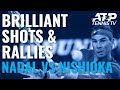 Brilliant Points in Nadal vs Nishioka Contest | ATP Cup 2020