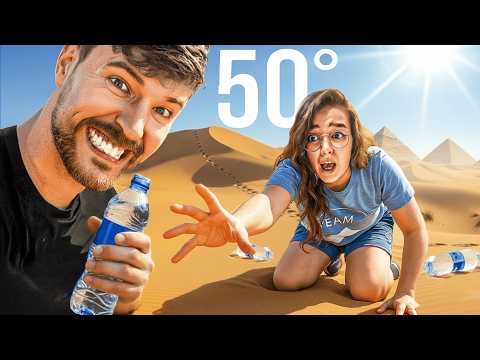 What Happens 24 Hours in the Desert Without Water? with @MrBeast
