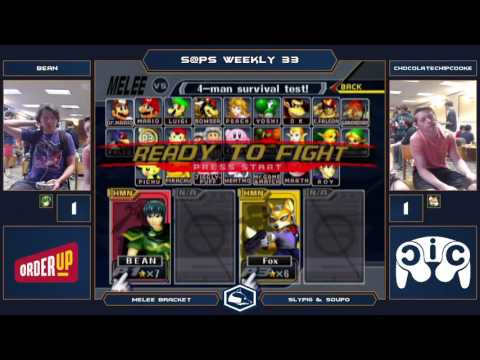 S@PS 33 Melee Singles - Bean (Marth) vs ChocolateChipCooke (Fox) - Winner's Bracket