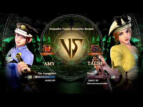 Ranked Talim matches vs. various (Mitsurugi, Amy) - SCVI v.2.25