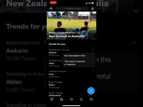 How To Report Trends On Twitter