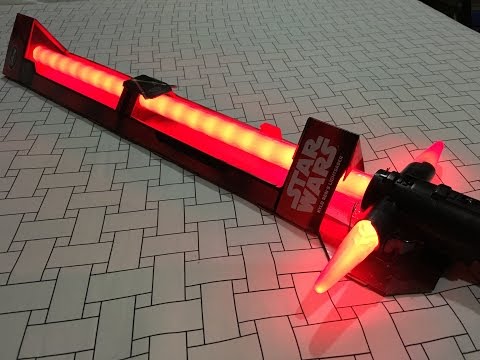 Star Wars Force Awakens Exclusive Kylo Ren Lightsaber Review