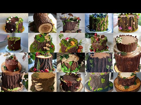 🔥🤯 New Chocolate Tree Stump Cake Design 2025 | Unique Birthday Cake Ideas | Chocolate Cake Decoratio