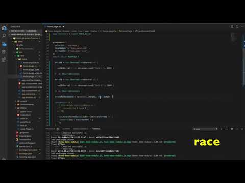 RXJS 101: Combining Data Streams (race, merge, switchMap)