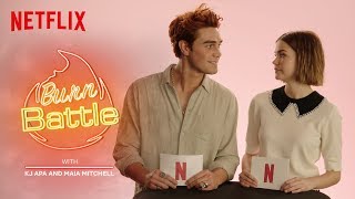 KJ Apa & Maia Mitchell BURN BATTLE: New Zealand VS Australia | The Last Summer | Netflix
