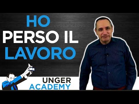 Ho perso il lavoro