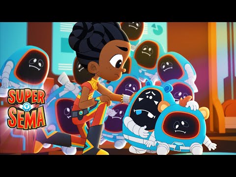 Super Sema Rescues Bongolalas from Robot Destruction ️‍🔥 Cartoons for Kids