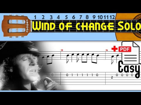 Scorpions - Wind Of Change Solo Guitar Tab