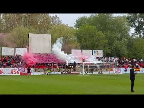 Inicio del partido del ascenso de la RSD Alcalá temporada 24/25