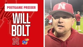 Head coach Will Bolt talks KU loss I Nebraska Baseball I HuskerOnline I GBR