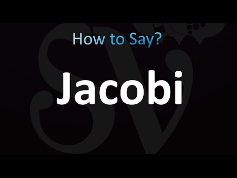 How to Pronounce Jacobi (Correctly!)