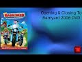 Opening Closing To Barnyard 2006 DVD