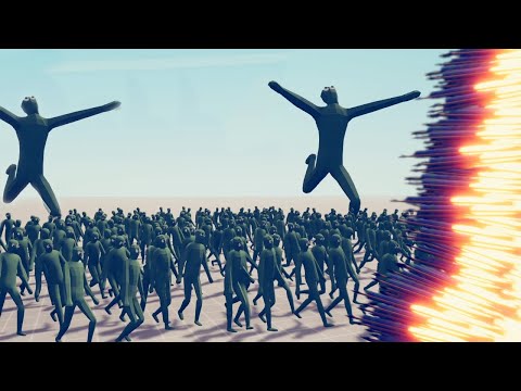 100x FAST ZOMBIE + GIANTS vs 2x EVERY GOD | Totally Accurate Battle Simulator TABS